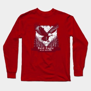 Bald Eagle - WILD NATURE - BALD EAGLE -13 Long Sleeve T-Shirt